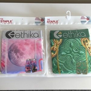 Ethika, men’s medium, boxer briefs.  Qty. 2 pair.